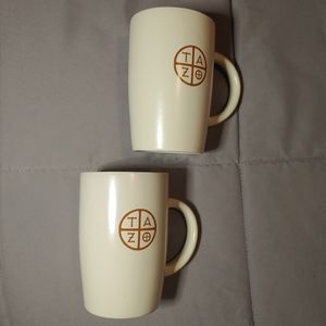 Starbucks Tazo Tea Mugs Set of 2